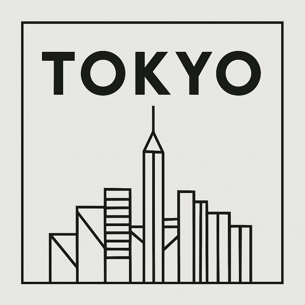 Tokyo Minimal Line Art Tee
