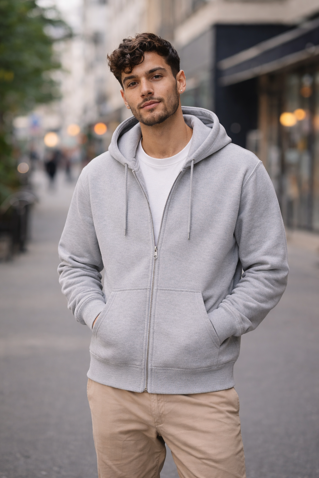 Mens Zip-Up Hoodie
