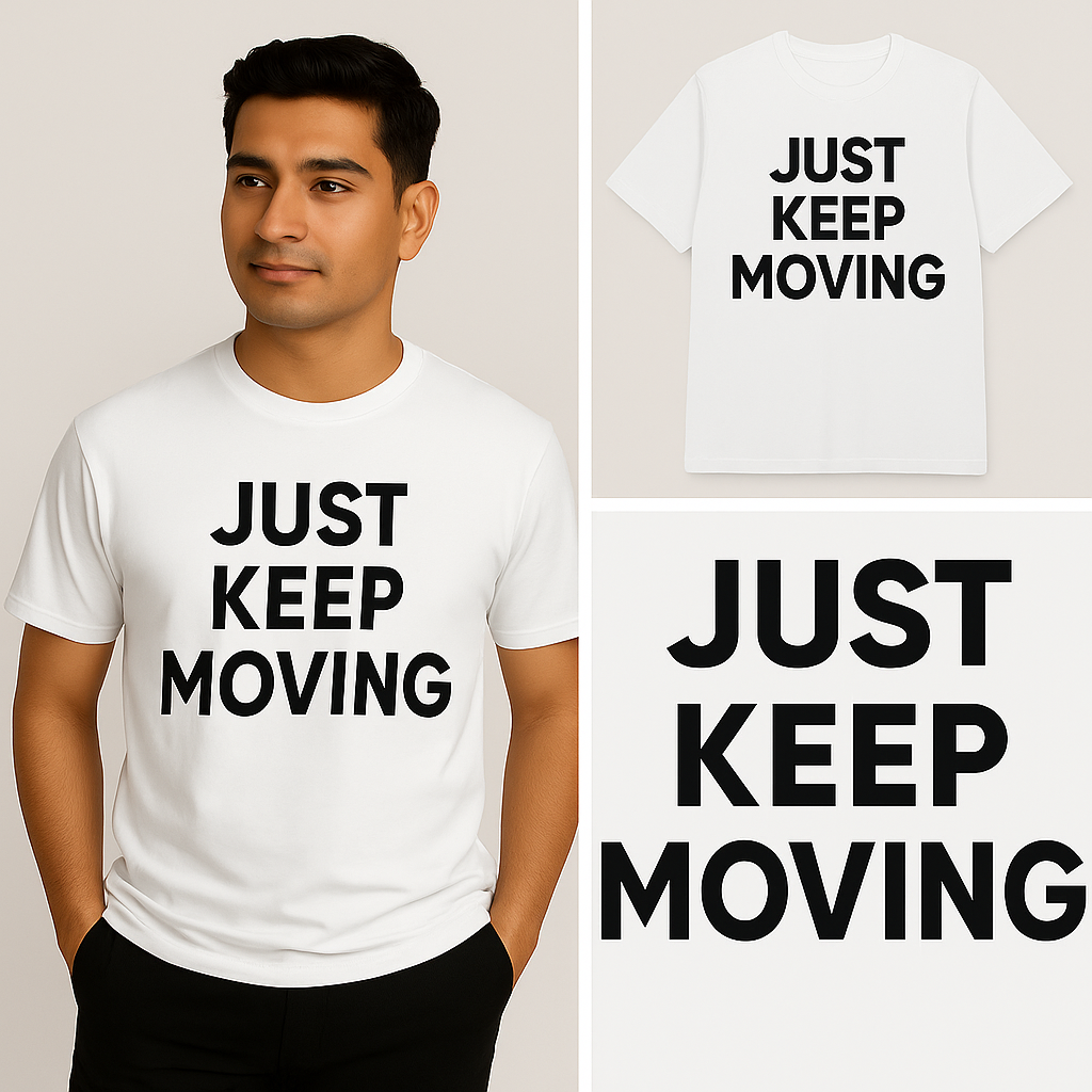 Just Keep Moving Tee