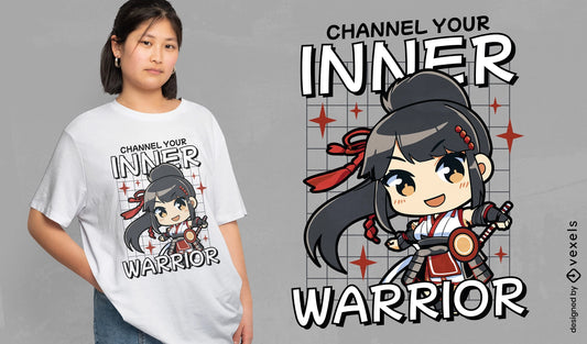 Chibi Samurai Mini Warrior Tee