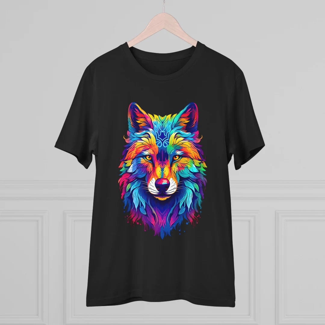 Galaxy Wolf Bright Neon Tee