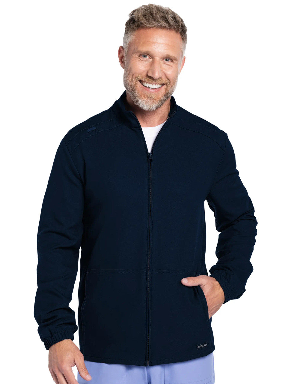 Mens Easy Zip-Front Closure Jacket