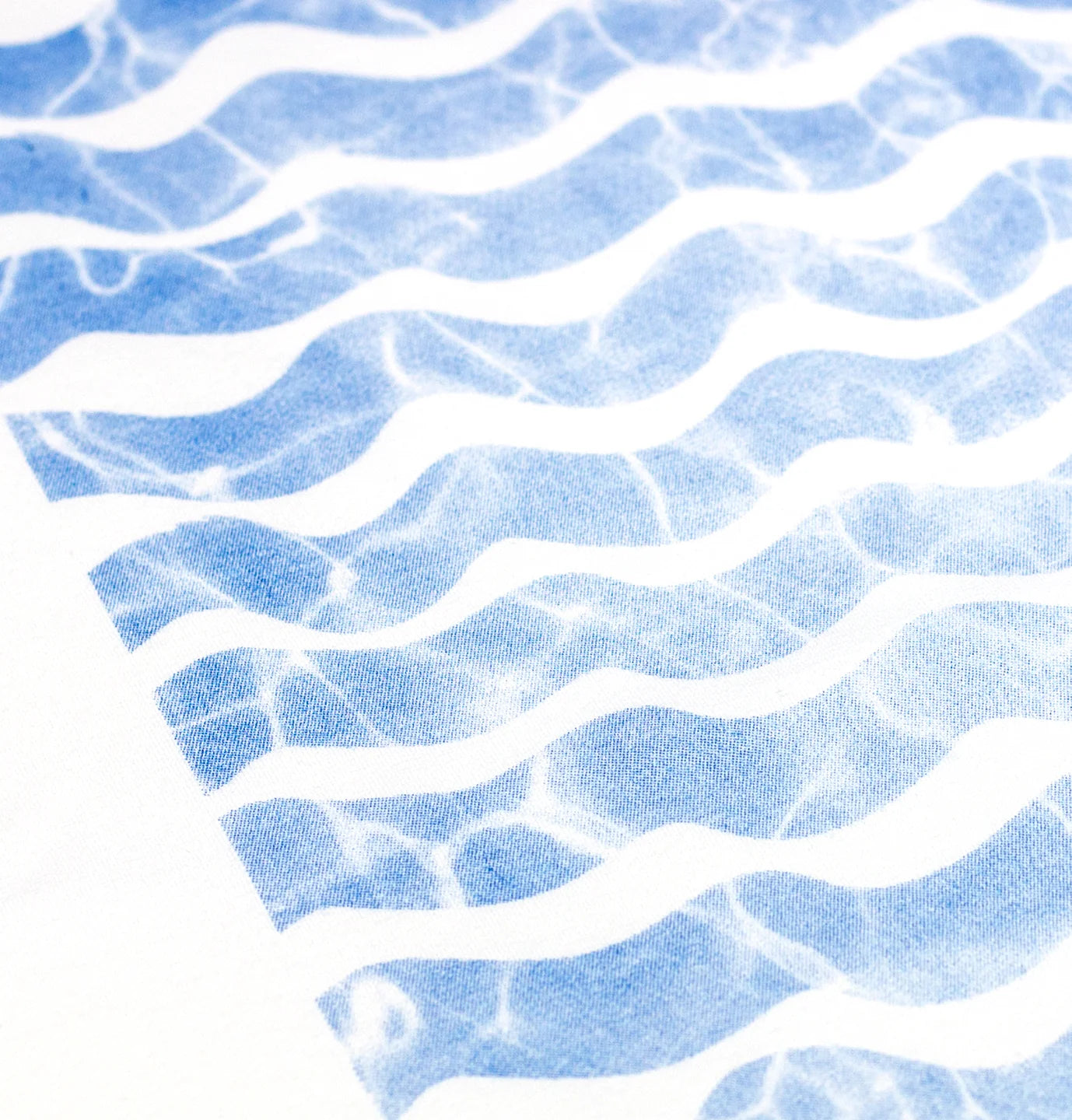 Geometric Wave Pattern Tee