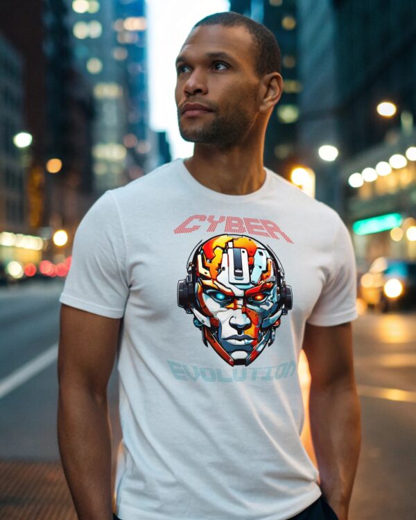 Cyber Grid Futuristic Tee