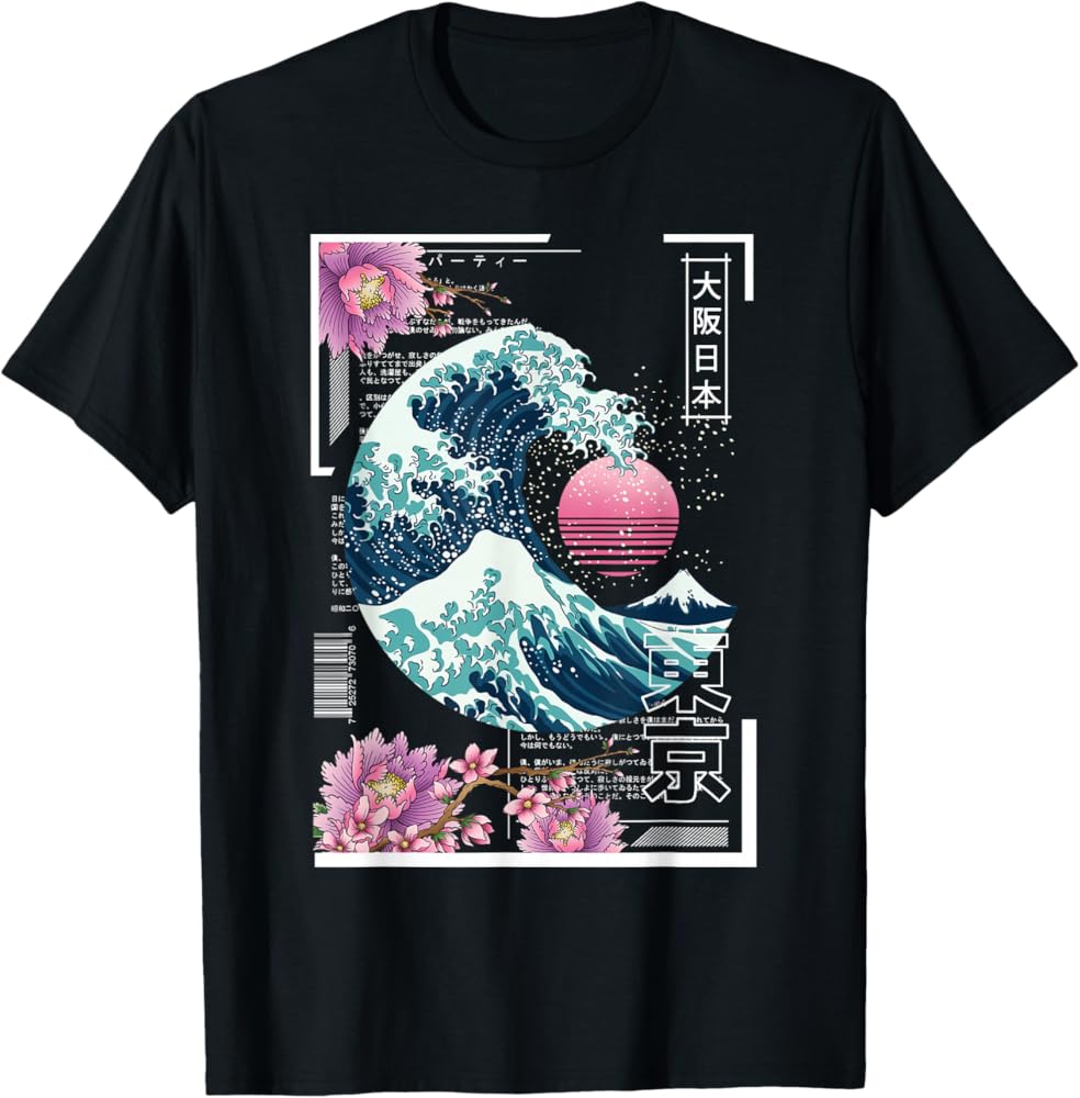 Blackout Retro Wave Oversized Tee