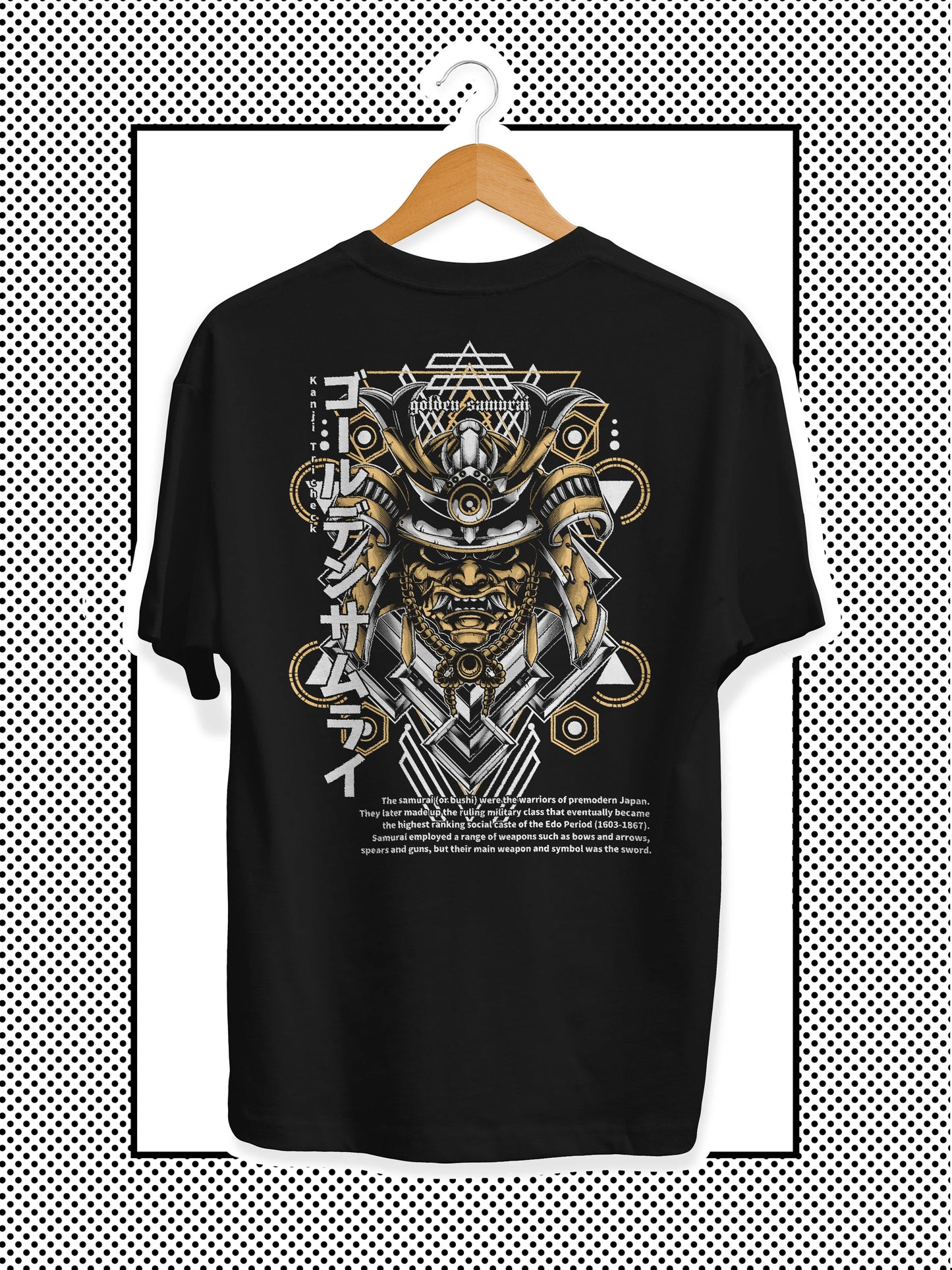 Phantom Samurai Mask Oversized Tee