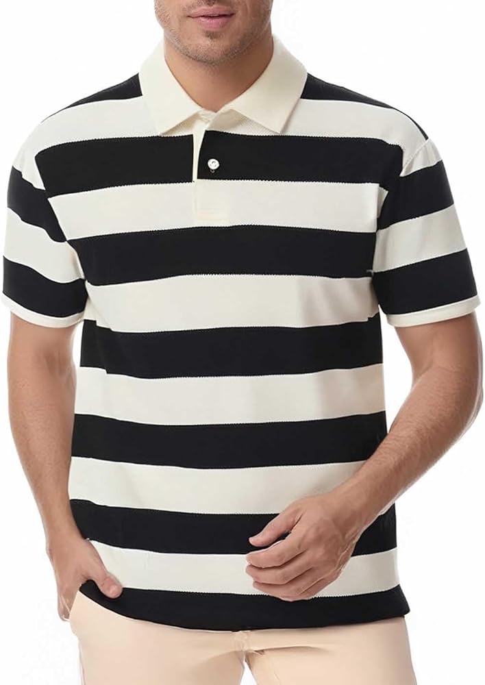 Striped Polo Short-Sleeve Shirt