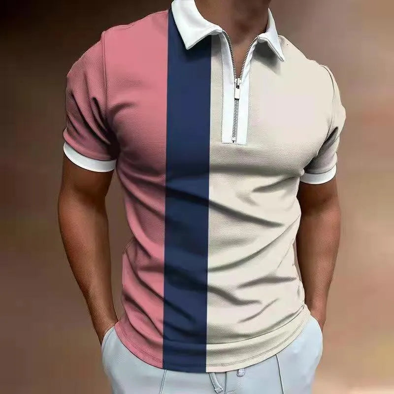 Striped Polo Short-Sleeve Shirt
